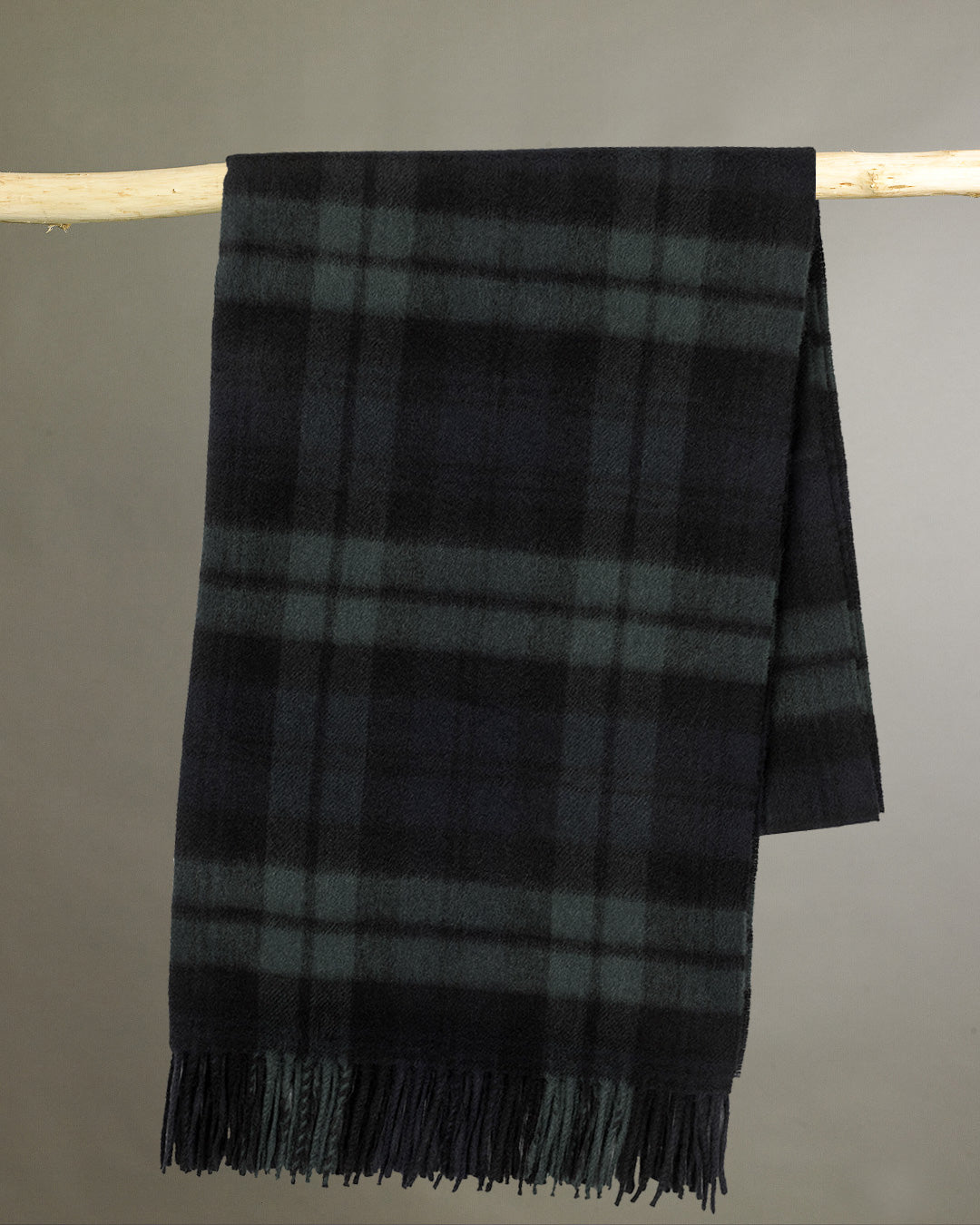 Black Watch Cashmere Stole