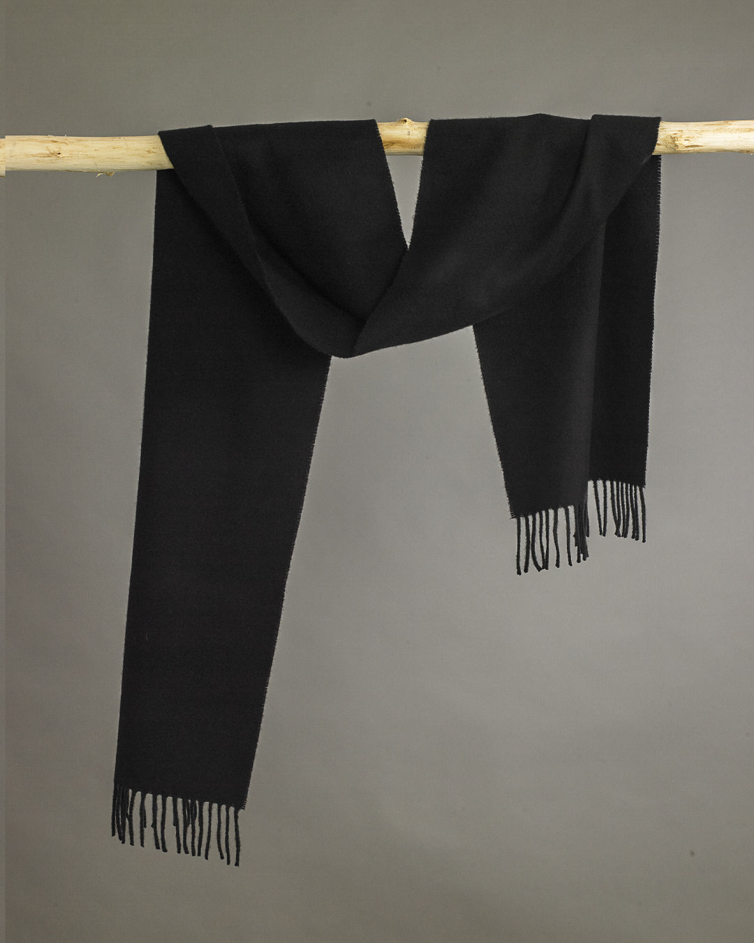 Black Cashmere Scarf