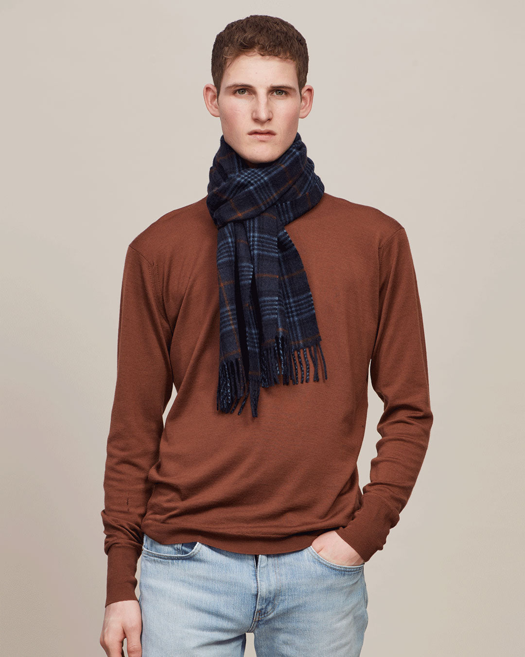 Joshua Ellis Outlet - Check Scarf