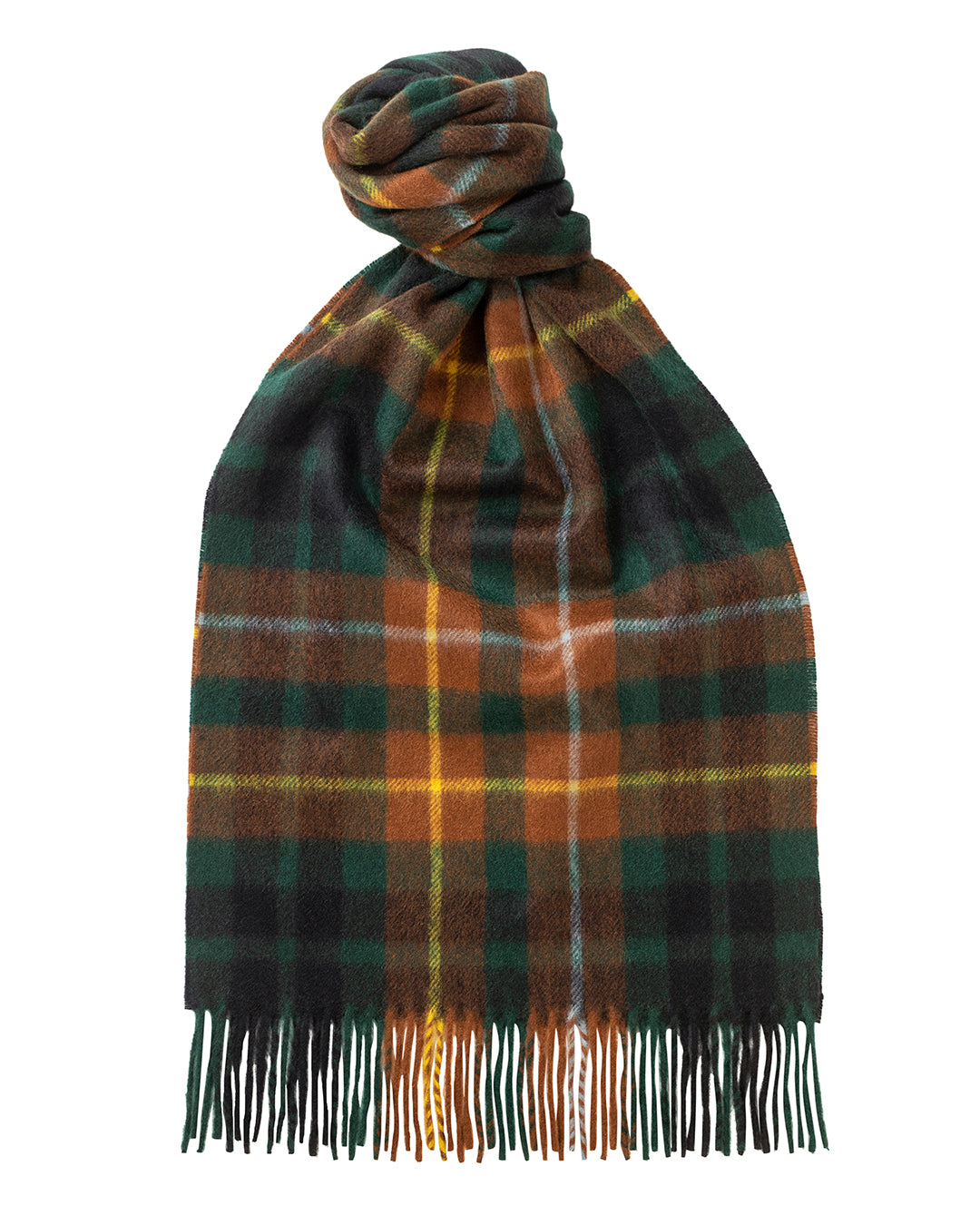 Joshua Ellis - Modern Tartan & Plaid Cashmere Scarf Bedale