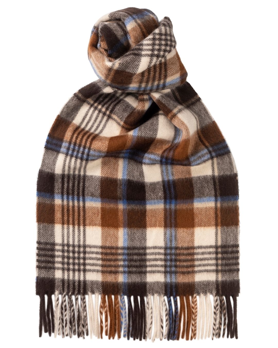 Joshua Ellis - Modern Tartan & Plaid Cashmere Scarf Ribblehead