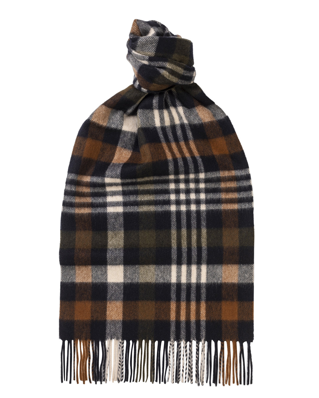 Joshua Ellis - Modern Tartan & Plaid Cashmere Scarf Dunsforth