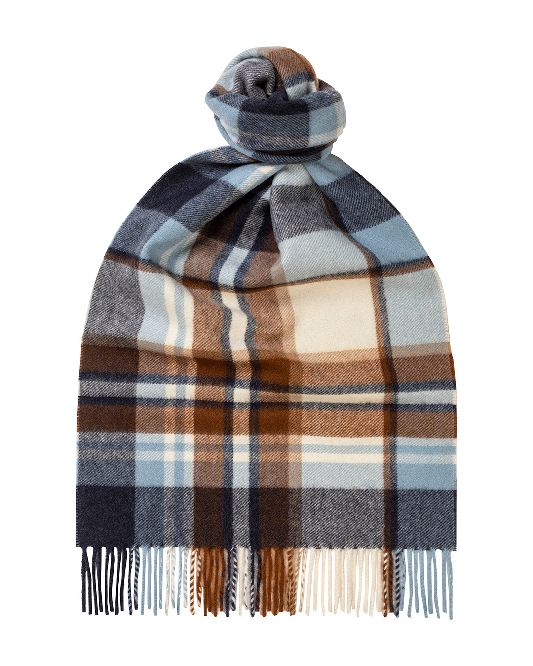 Joshua Ellis - Modern Tartan & Plaid Cashmere Scarf Poppleton