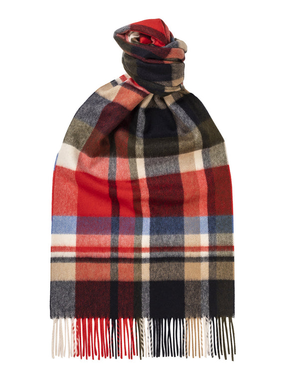 Joshua Ellis - Modern Tartan & Plaid Cashmere Scarf Aldwark