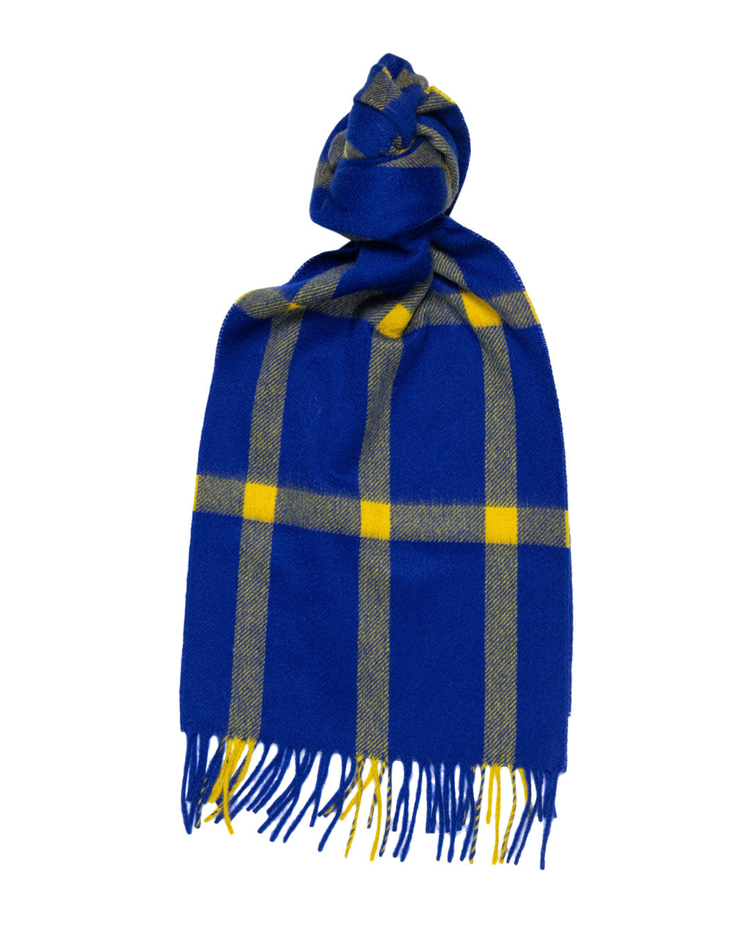 Joshua Ellis Outlet - Blue & Yellow Scarf