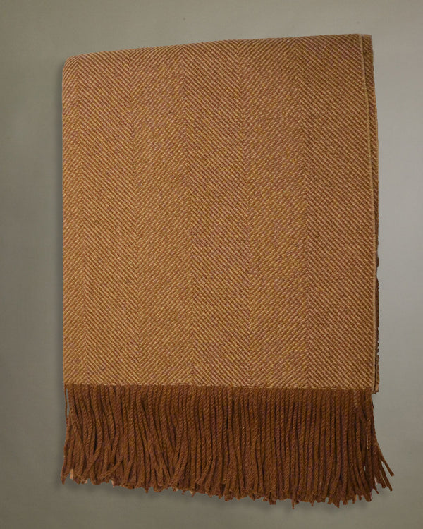 Lanton Lambswool Blanket Gold
