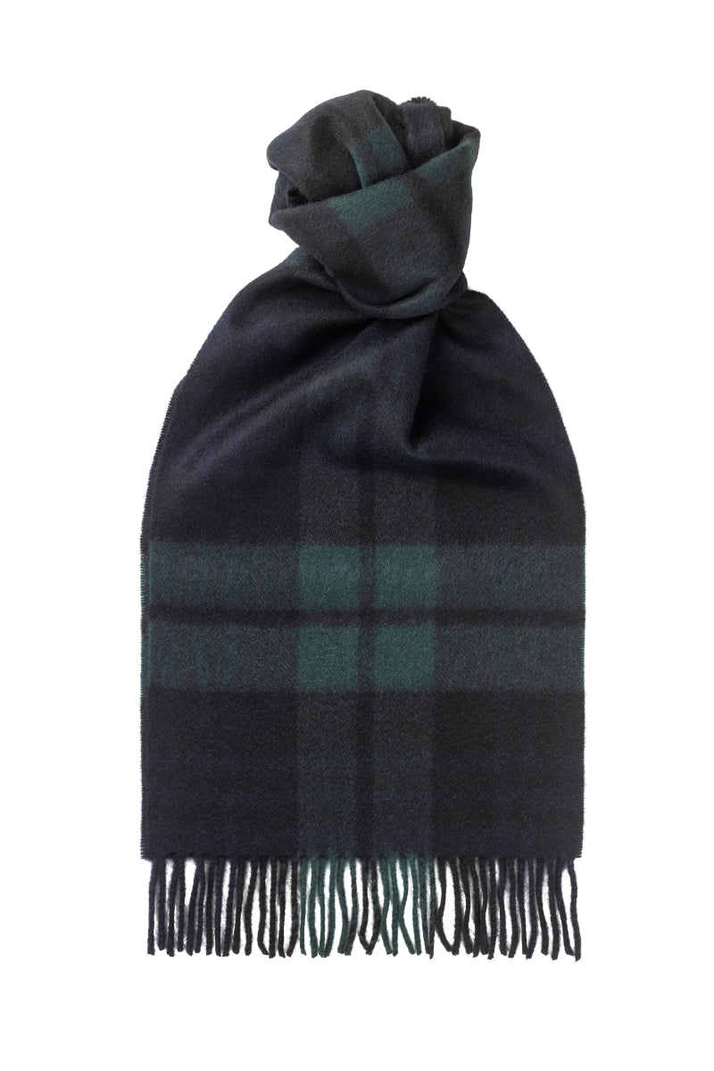 Exploded Blackwatch Tartan Cashmere Scarf product image