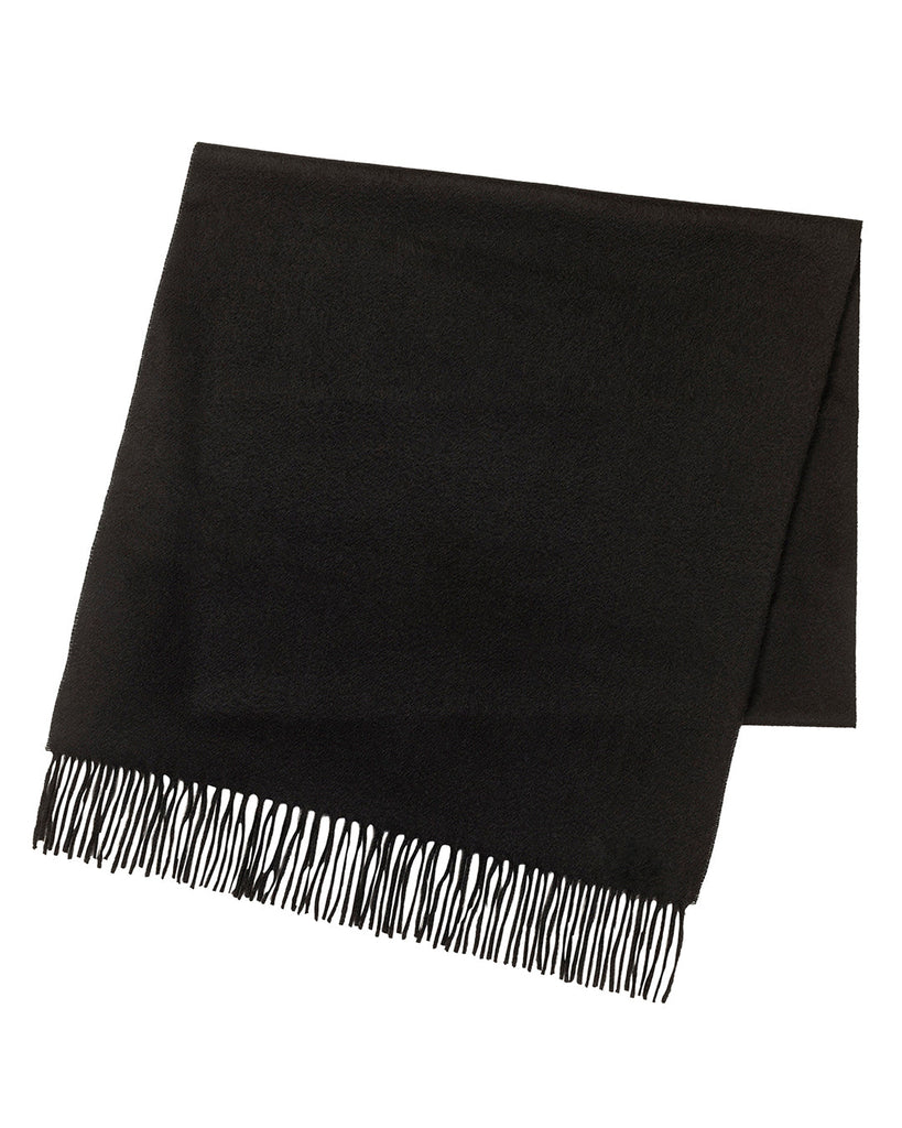 Black Extra Wide Cashmere Scarf